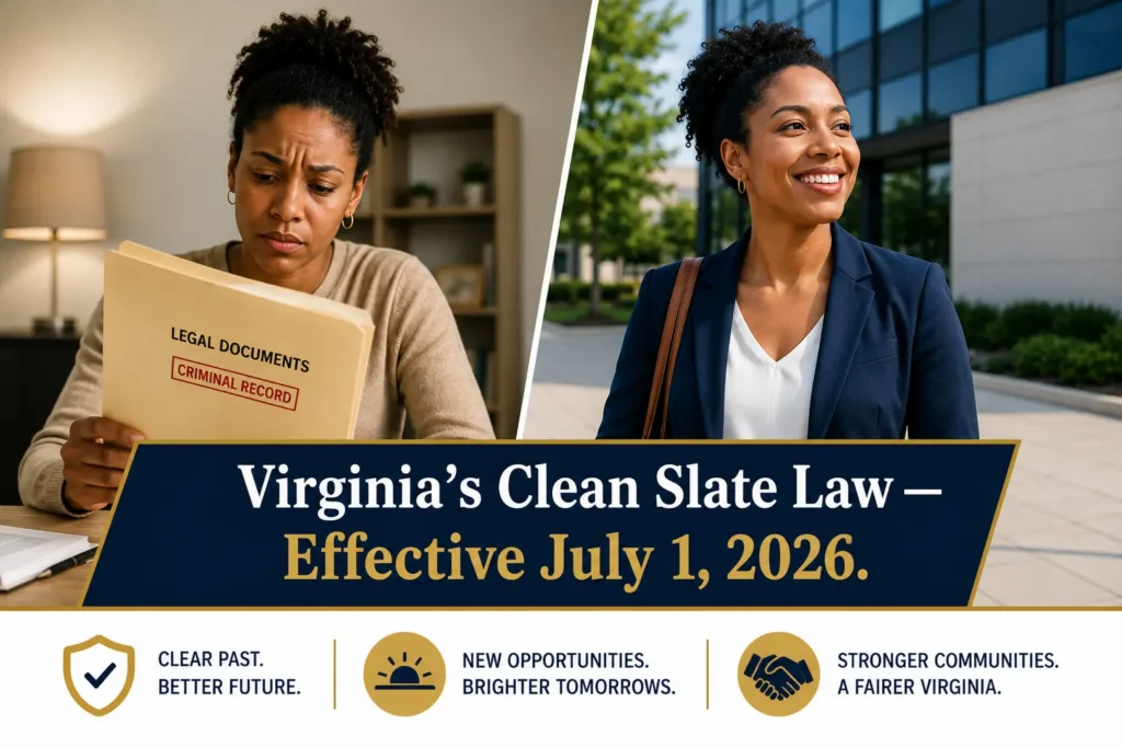 Virginia record sealing law 2026