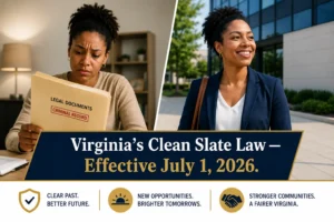 Virginia record sealing law 2026
